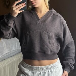 American Eagle Outfitters Dark Gray Hoodie